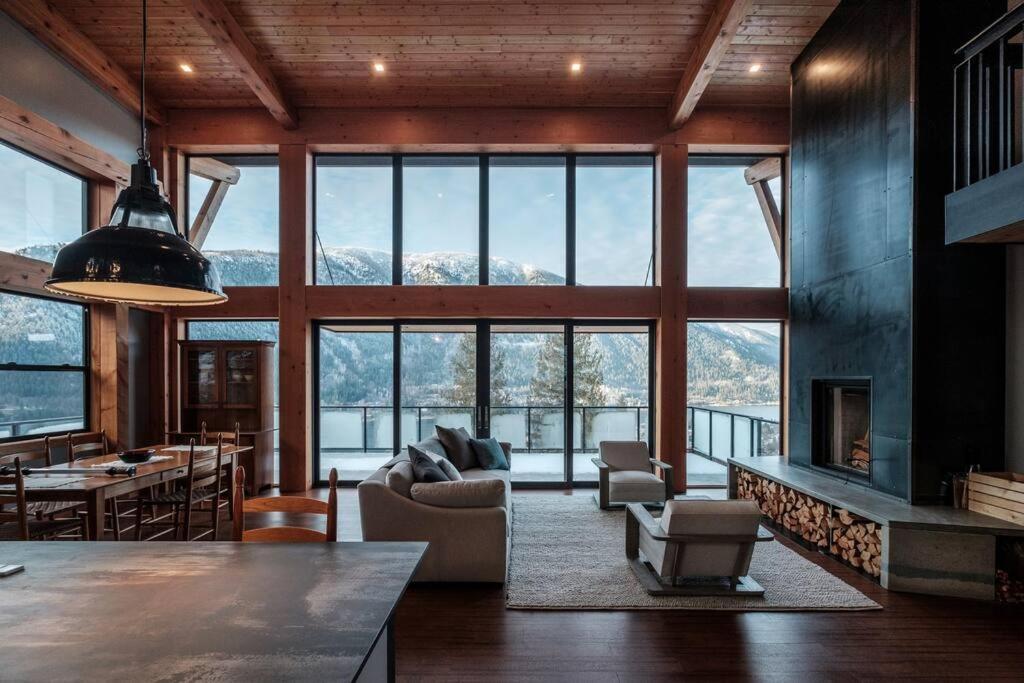 Luxe Modern Timberframe - Iconic Panorama Views With Ac Villa Nelson Exterior photo